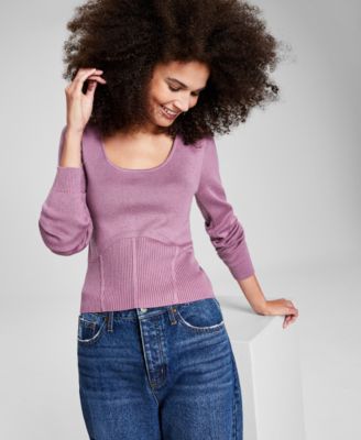 Scoop Neck Corset Top