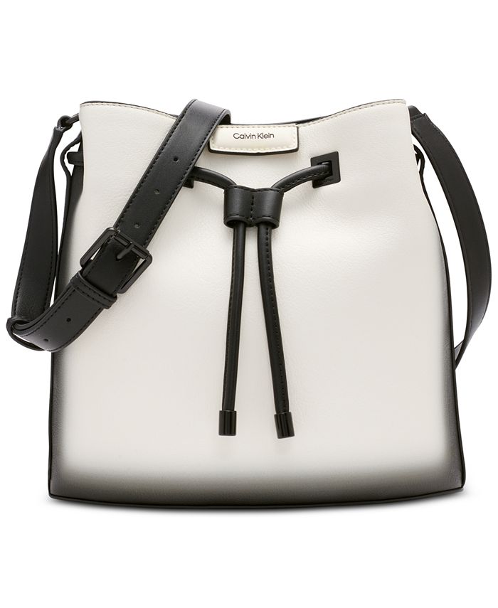 Calvin Klein, Bags, Calvin Kline Crossbody Bag White And Beige With Long  Adjustable Strap 3