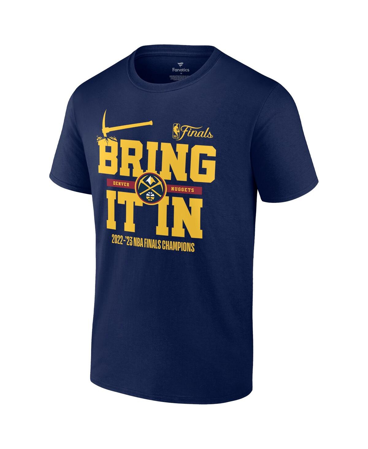 Men's FanaticsDenver Nuggets 2023 Nba Finals Champions Half Court Hometown Originals Big and Tall T-shirt - Navy