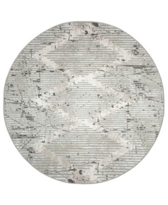 Davide 1230 7'10" x 7'10" Round Area Rug