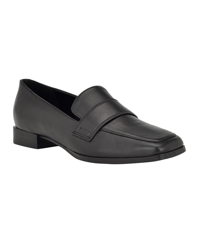 Calvin Klein Women's Tadyn Square Toe Slip-On Casual Loafers - Macy's