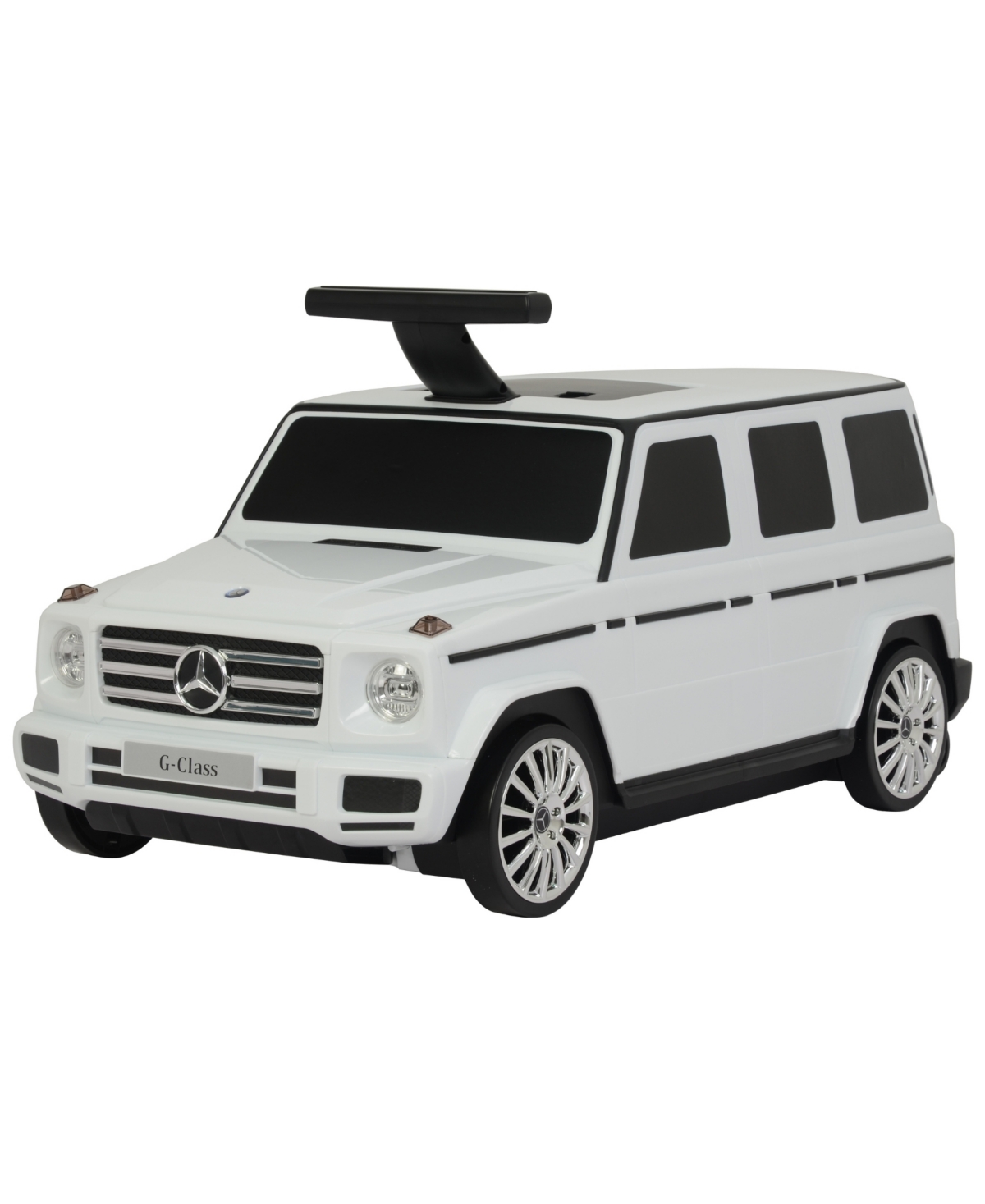 Best Ride On Cars Kids' Mercedes G Class Suitcase Push Car In White