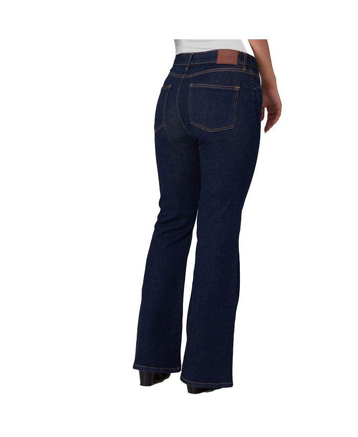 Lola Jeans Women's ALICE-DRB High Rise Flare Jeans - Macy's