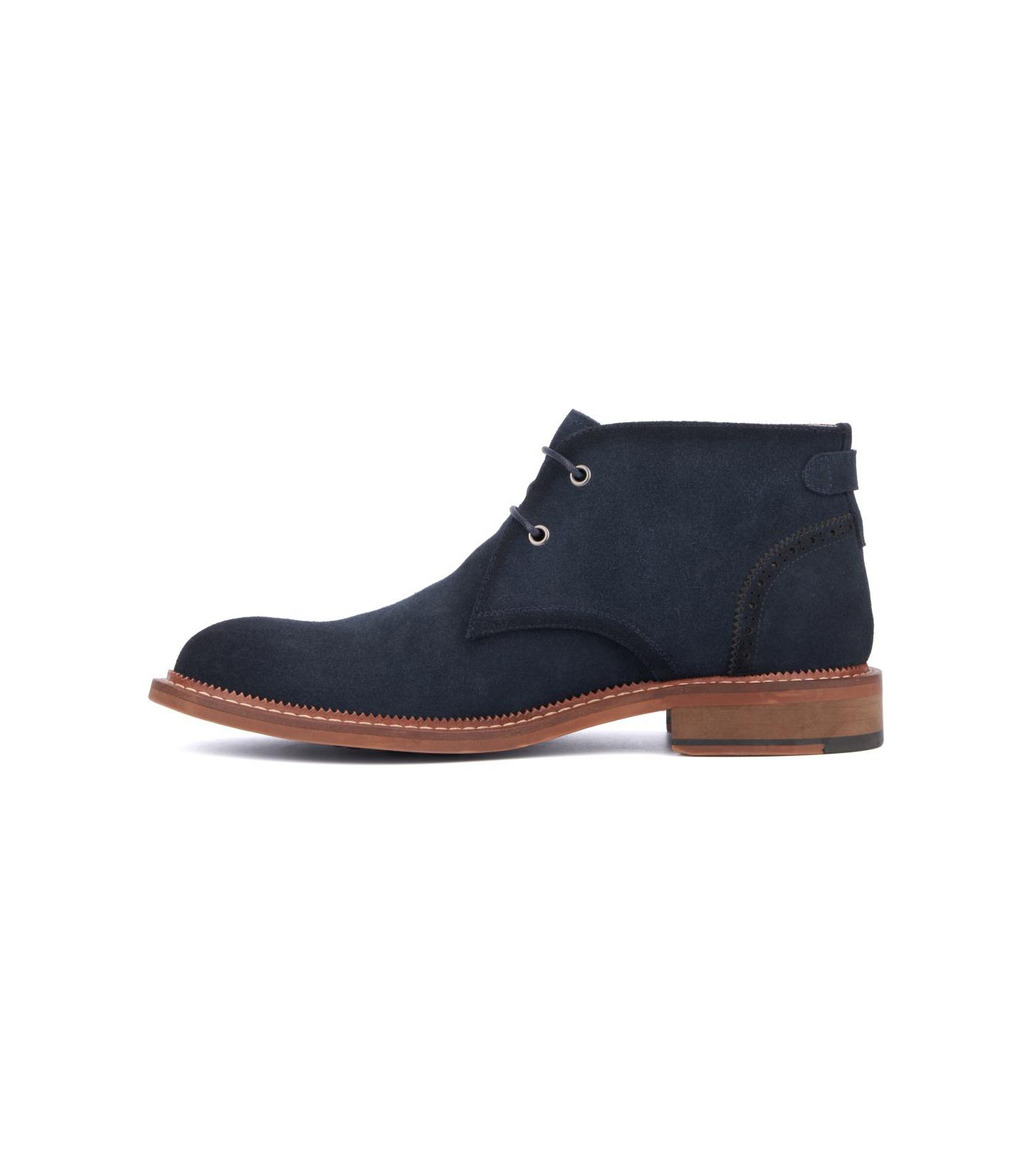 Мужские ботинки Vintage Foundry Co Suede Milton, цвет: Тёмно-синий — фото 6