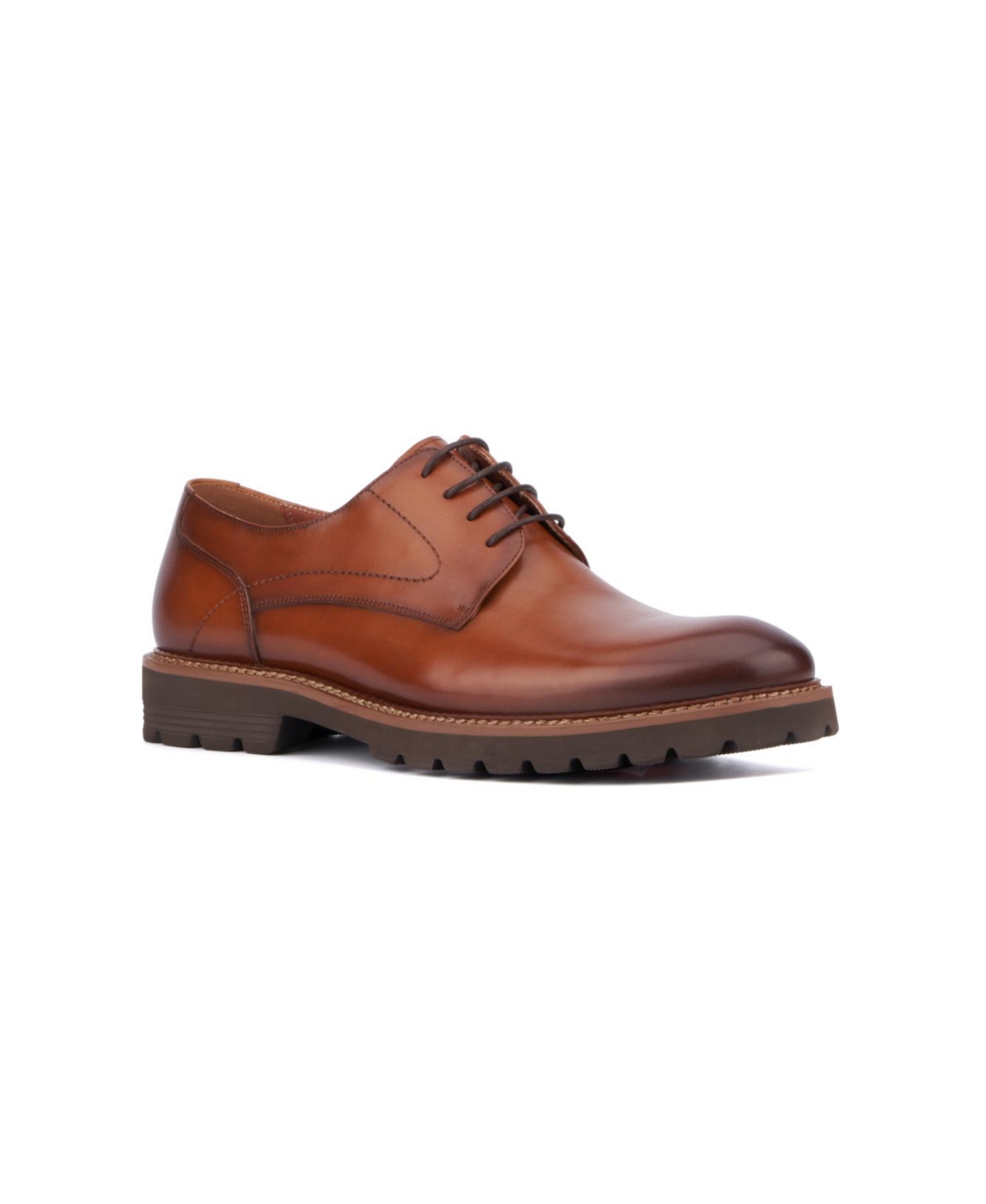 Vintage Foundry Co Men's Leather Devon Oxfords Shoes In Cognac