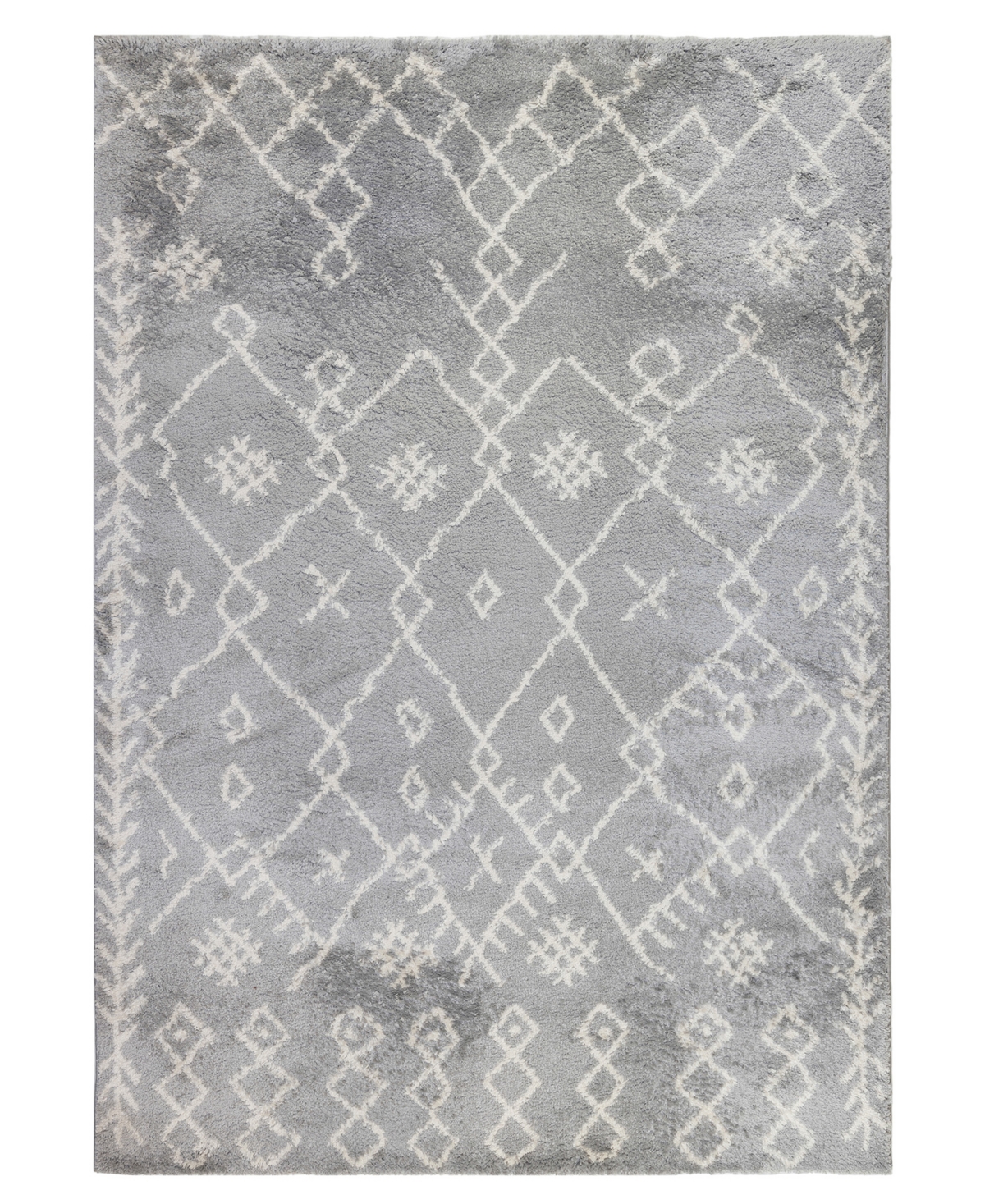 Amer Rugs Asp2 7'6" X 9'6" Area Rug In Gray/ivory