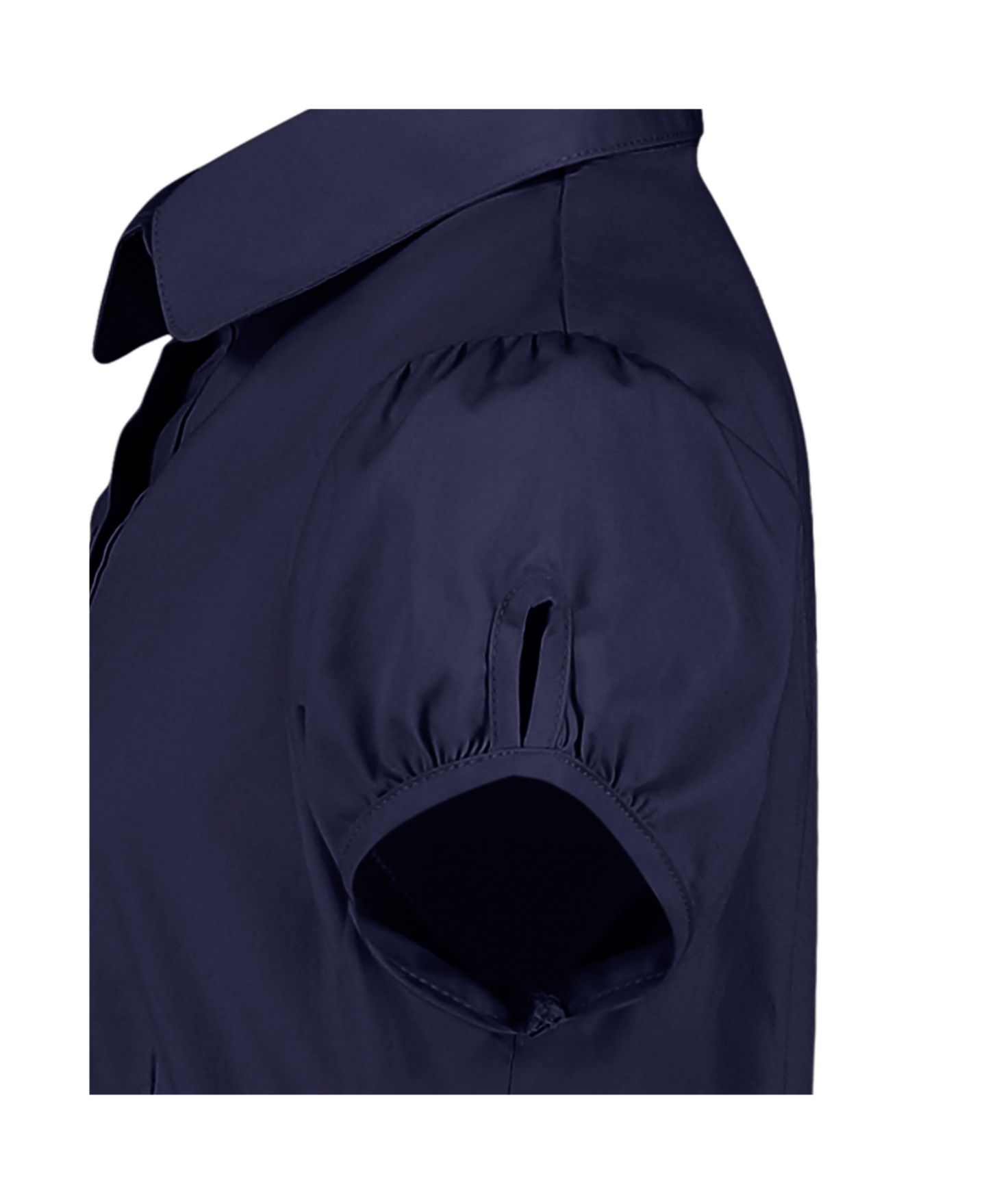 Детское платье-рубашка Nautica из поплина с поясом, школьное, для девочки, цвет: Тёмно-синий — фото 3