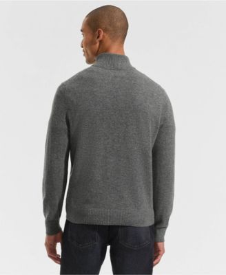 Men's Fine Gauge Quarter Zip Sweater