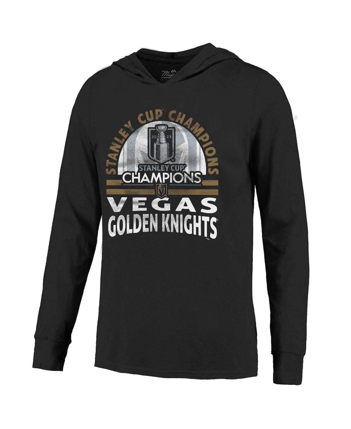 Shop Majestic Men's  Threads Black Vegas Golden Knights 2023 Stanley Cup Champions Soft Hand Long Sleeve H