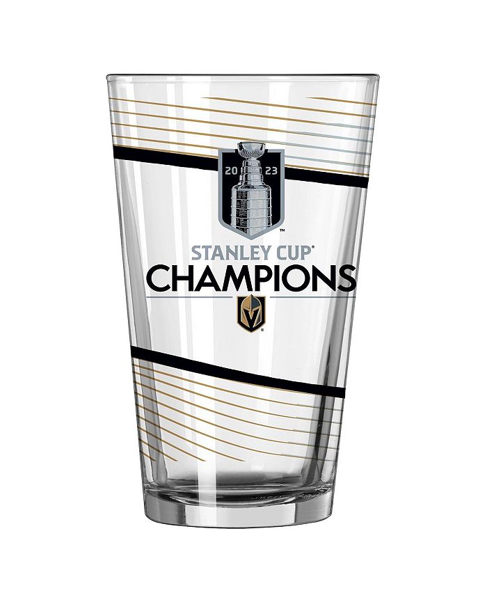 Logo Brands Vegas Golden Knights 2023 Stanley Cup Champions 16 Oz Pint  Glass - Macy's
