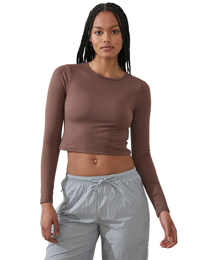 COTTON ON Women's Ultra Soft Fitted Long Sleeve Top - Macy's