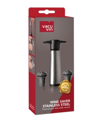 Stainless Steel Wine Saver Pump with 2 Stoppers