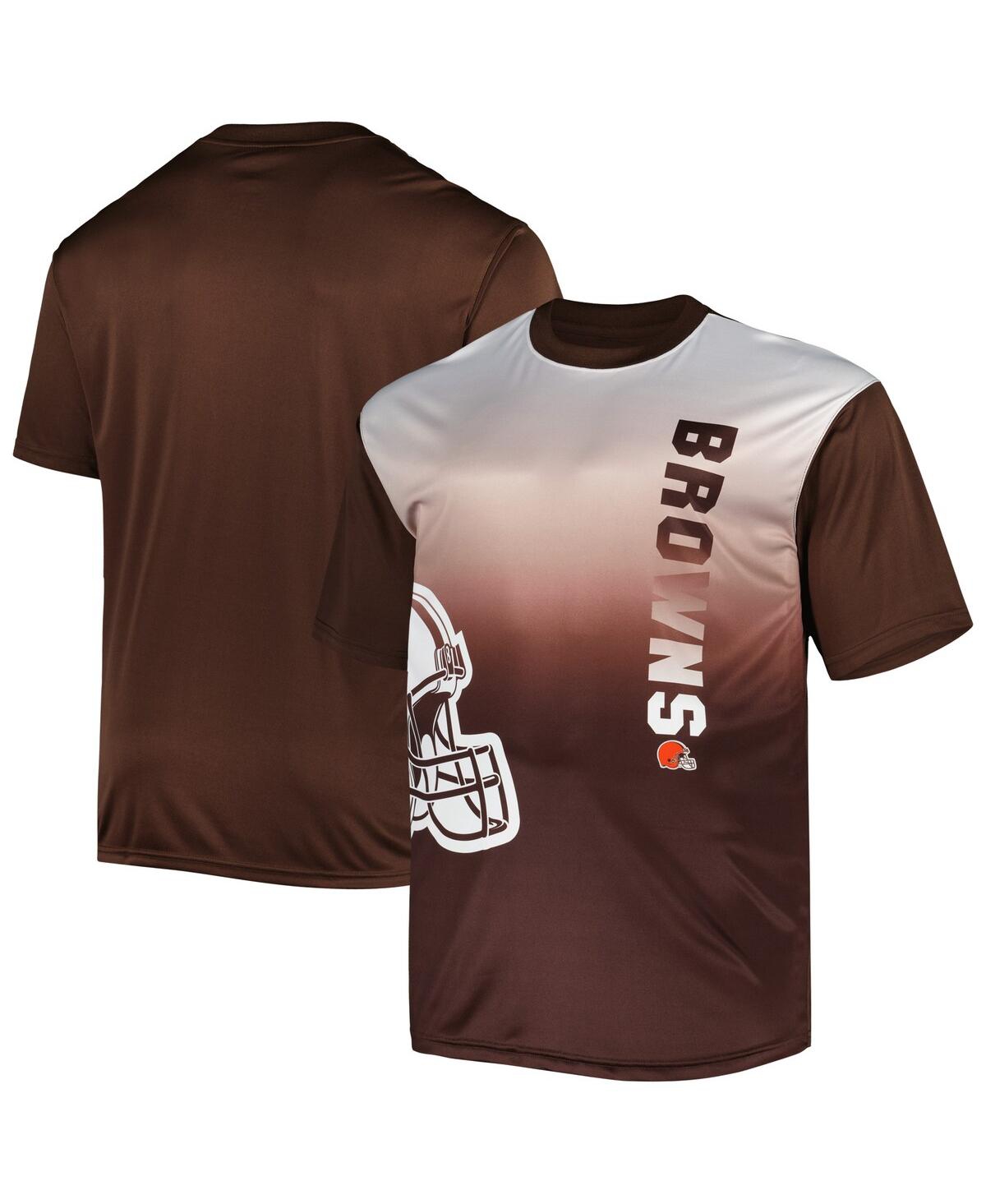 Shop Fanatics Men's  Brown Cleveland Browns Big And Tall T-shirt