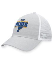 Men's Fanatics Branded Gray St. Louis Blues Authentic Pro Home Ice Cuffed  Knit Hat with Pom