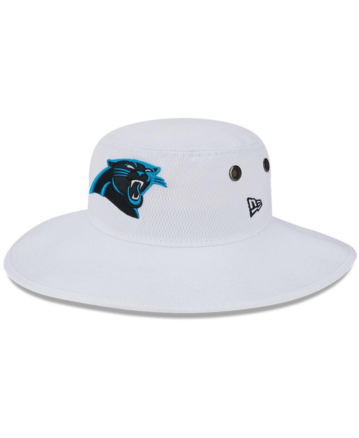 Shop New Era Men's  White Carolina Panthers 2023 Nfl Training Camp Panama Bucket Hat