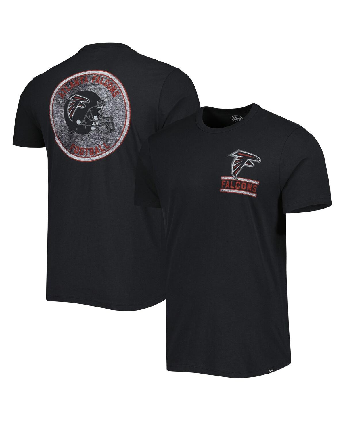 Shop 47 Brand Men's ' Black Atlanta Falcons Open Field Franklin T-shirt