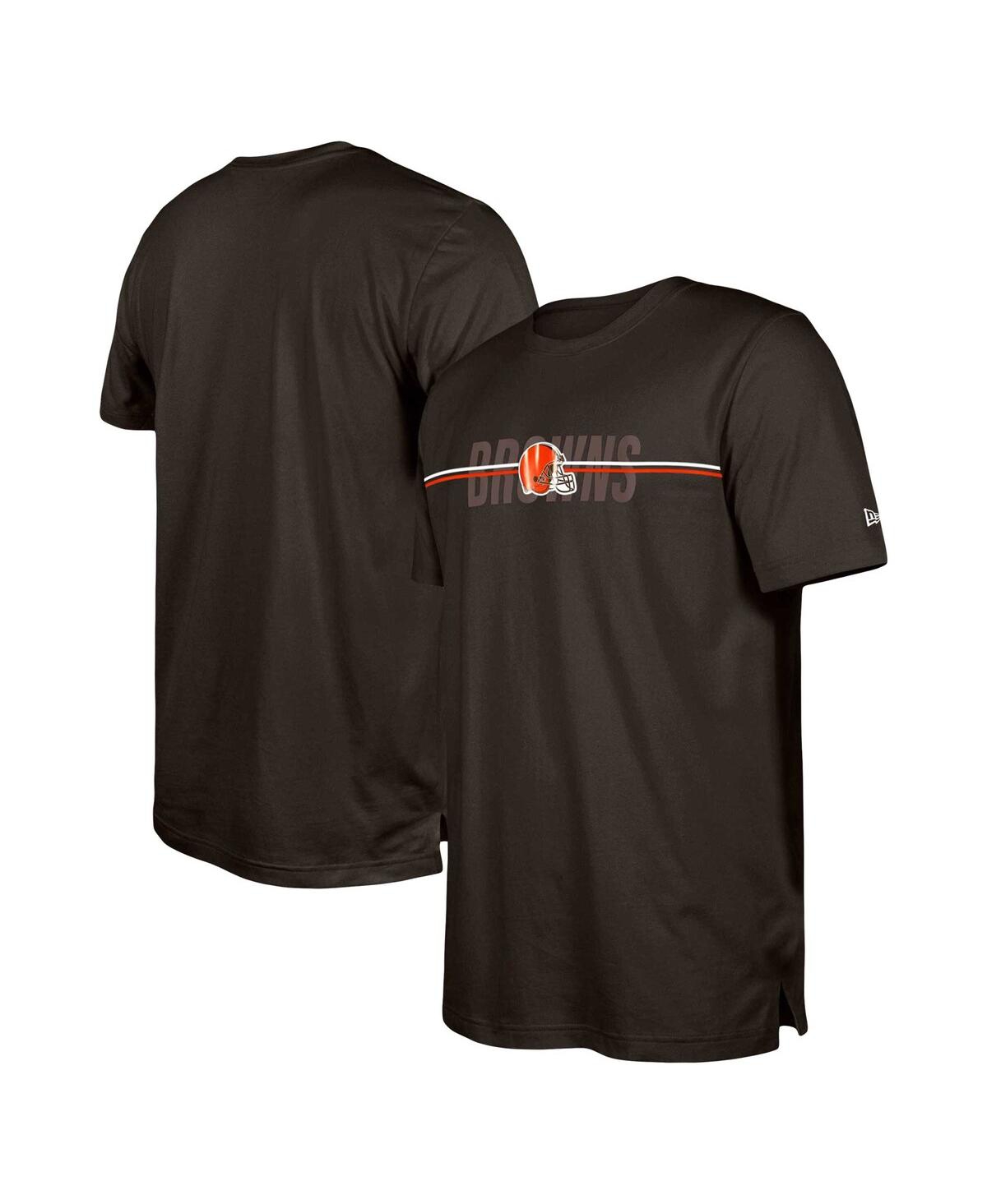 New Era Men's  Brown Cleveland Browns 2023 Nfl Training Camp Big And Tall T-shirt