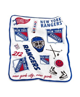 New York Rangers 50'' x 60'' Native Raschel Plush Throw Blanket - Macy's