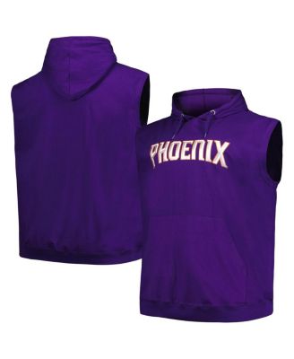 Men's Purple Phoenix Suns Big and Tall Jersey Muscle Pullover Hoodie