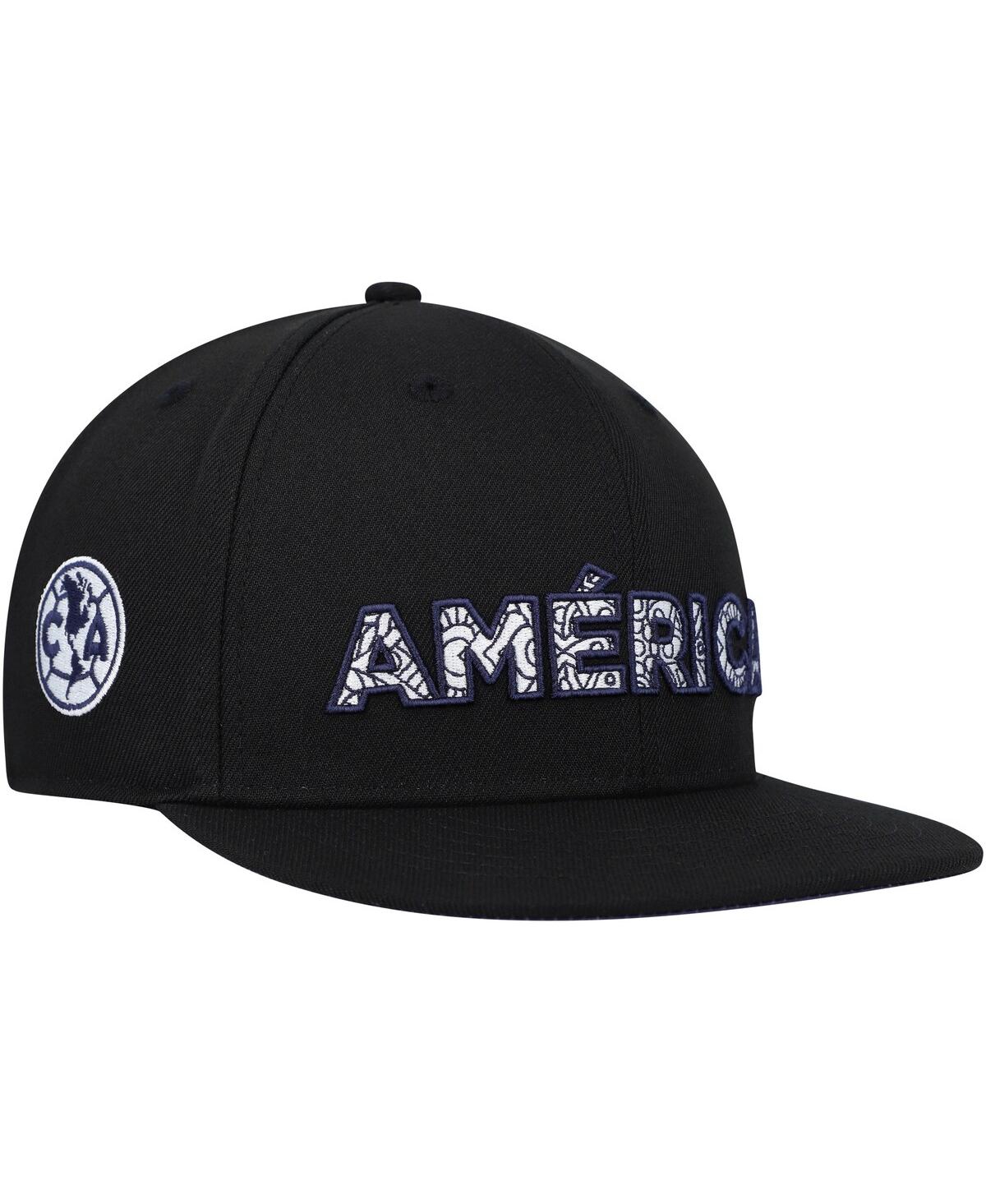Men's Black Club America Bode Snapback Hat - Black