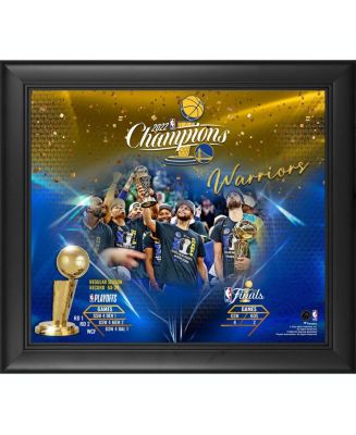 Fanatics Authentic Golden State Warriors 2022 NBA Finals Champions 15 ...