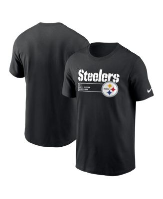 Men's Nike Black Pittsburgh Steelers Division Essential T-shirt - Macy's