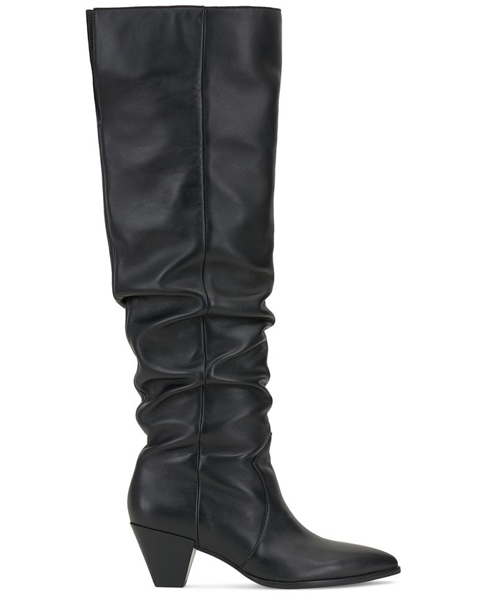 Vince Camuto Women's Sewinny Slouch Knee-High Wide-Calf Dress Boots ...