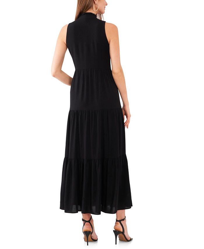 Vince Camuto Women's Collared Halter Maxi Dress - Macy's