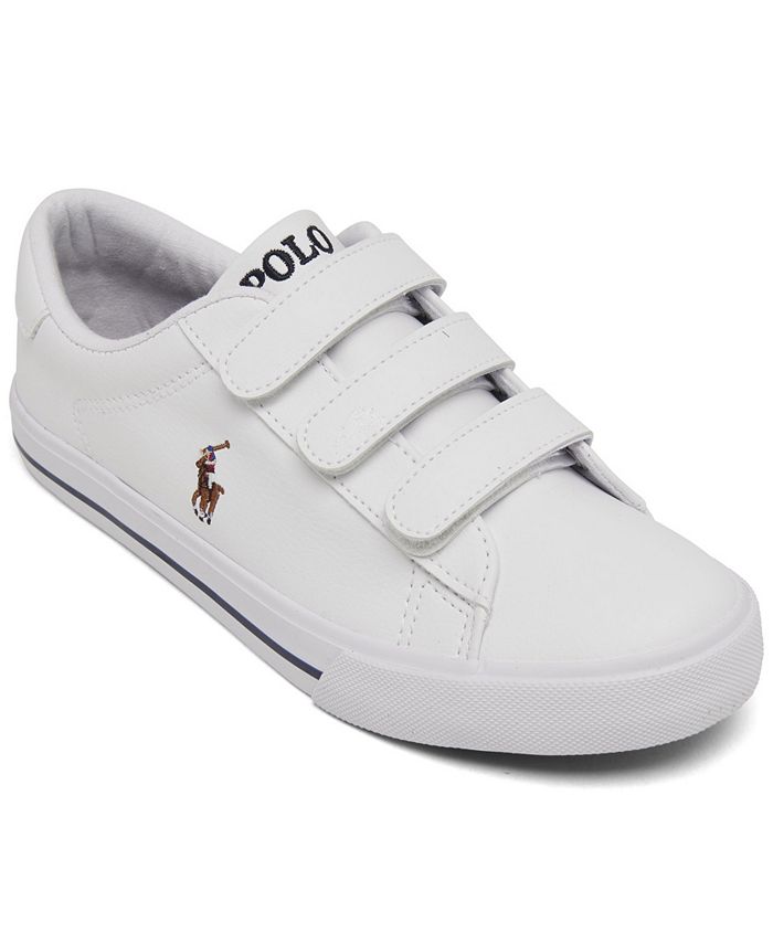 Polo Ralph Lauren Little Boys Easten EZ Stay-Put Casual Sneakers from Finish Line - Macy's