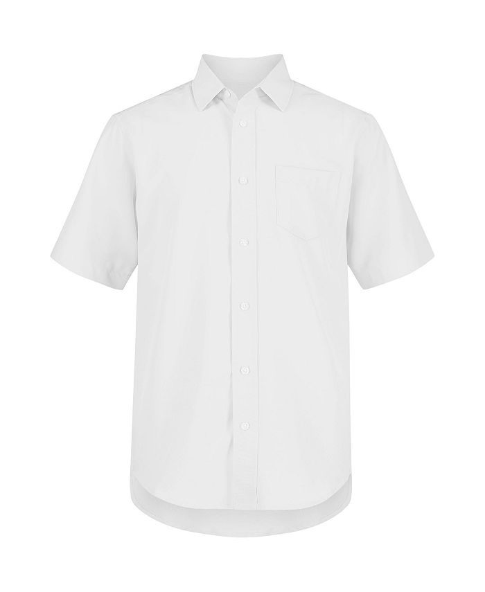 Nautica Big Boys Uniform Short Sleeve Performance Woven Shirt - Macy's