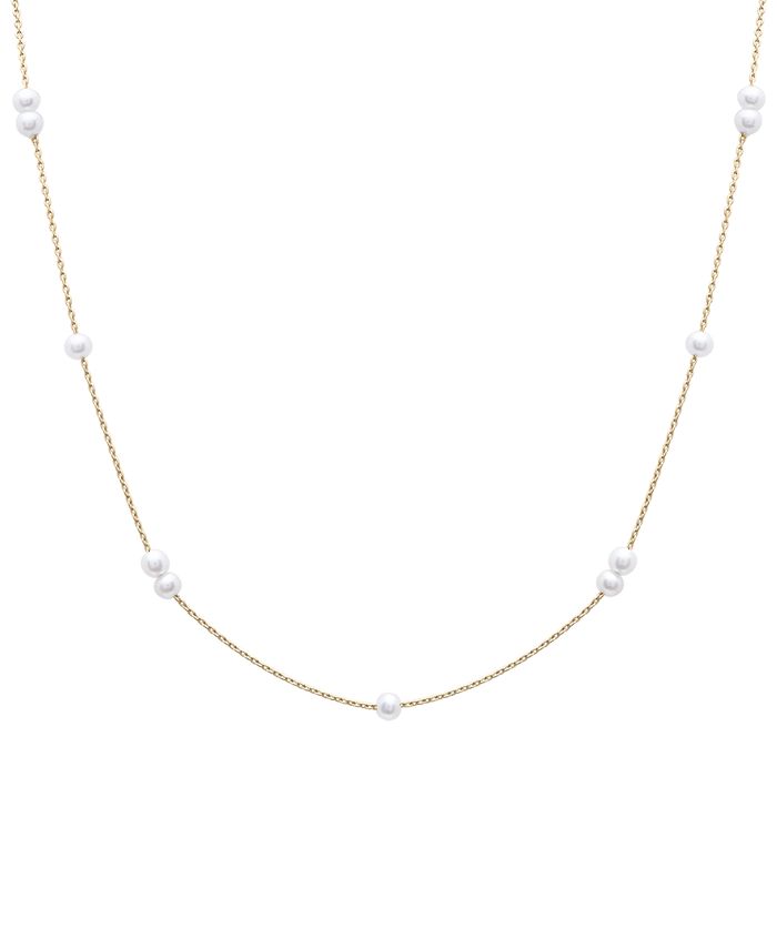 Macy s Cultured Freshwater Pearl 3mm Station 17
