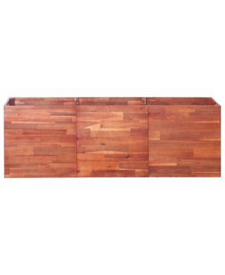 Garden Raised Bed Acacia Wood 59.1"x19.7"x19.7"