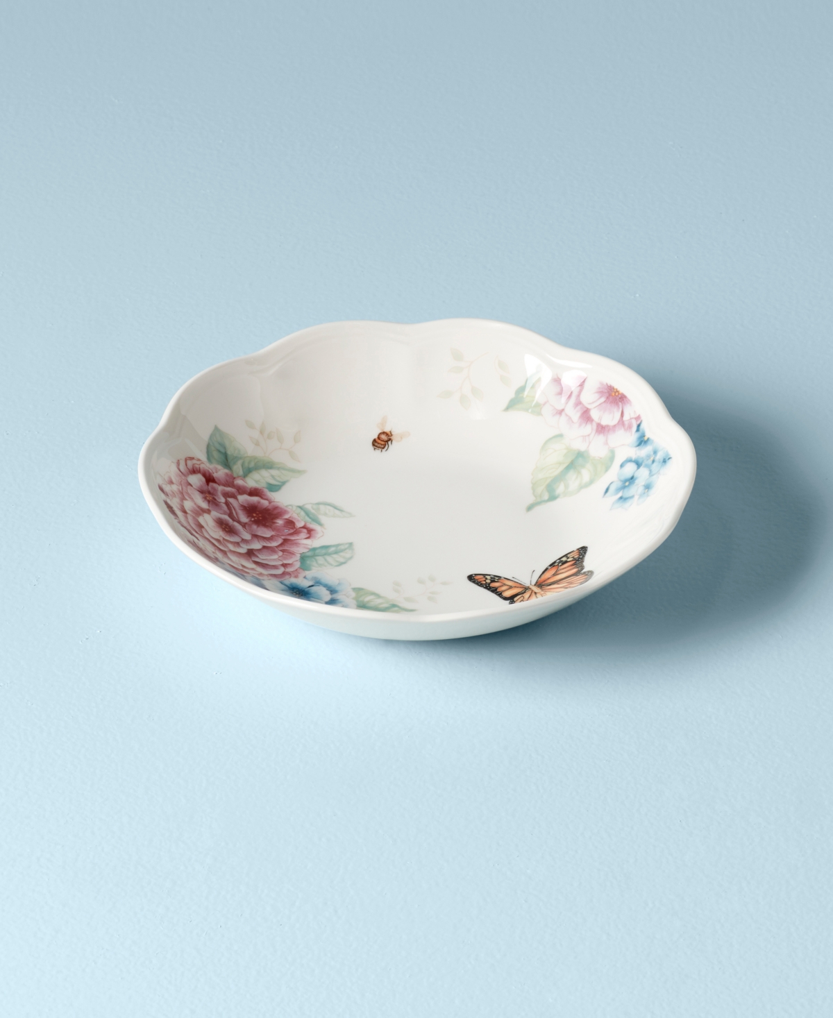 Lenox Butterfly Meadow Hydrangea Collection Pasta Bowl