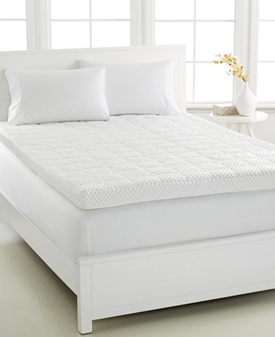 Dream Science by Martha Stewart Collection 4'' Memory Foam Mattress Toppers, VentTech Ventilated Foam, Only at Macy's