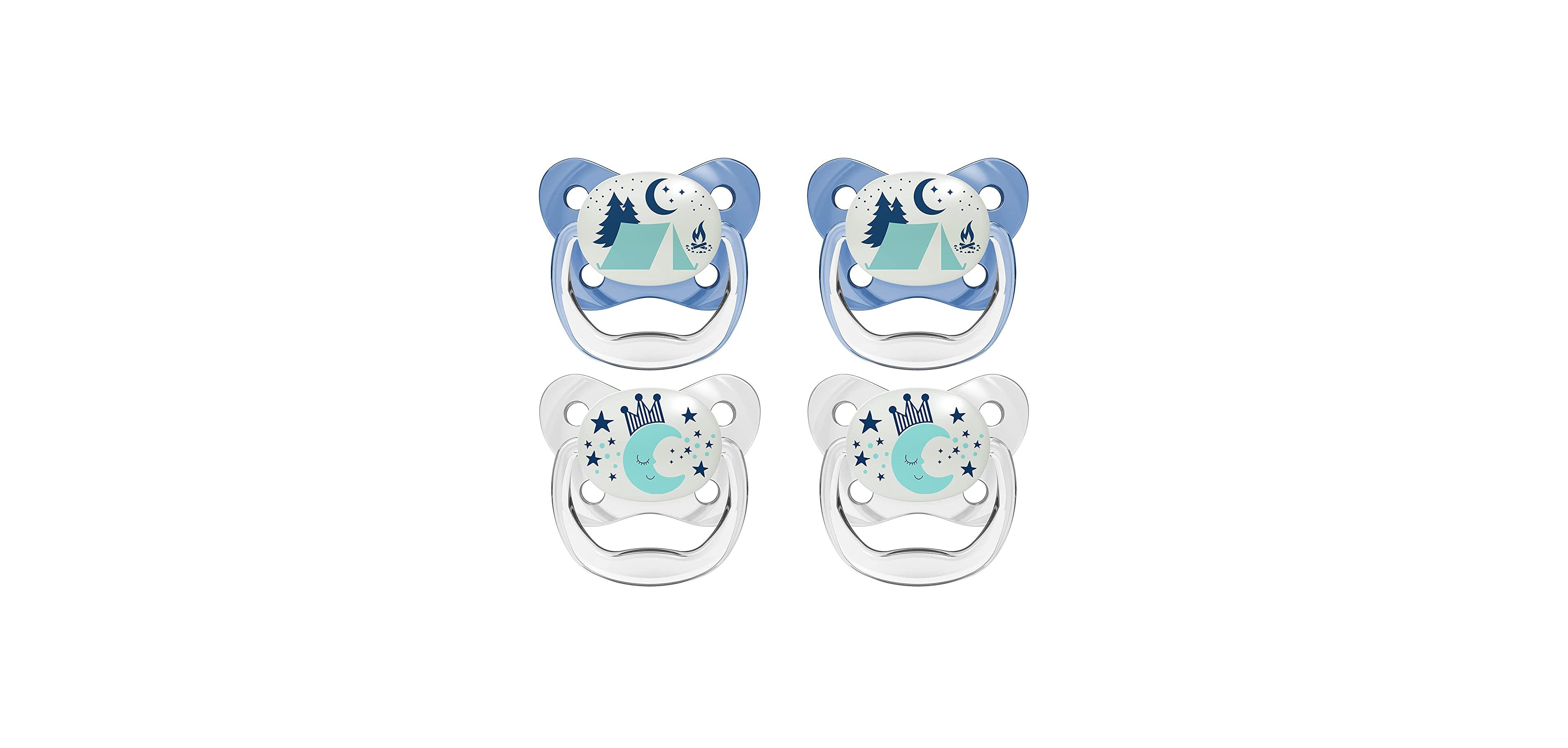 Dr. Browns PreVent Orthodontic Baby Pacifier, 6-18m, 4-Pack
