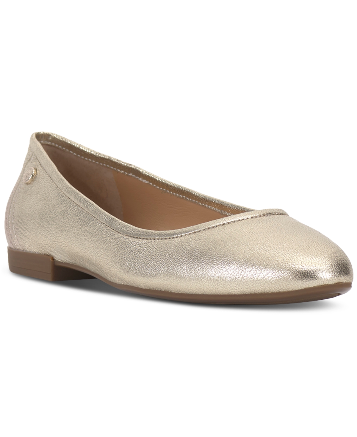 Women's Minndy Slip-On Ballet Flats - Light Gold Metallic