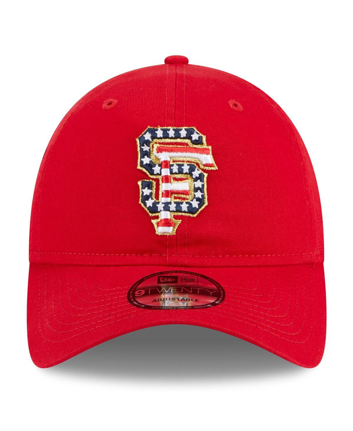 Shop New Era Women's  Red San Francisco Giants 2023 Fourth Of July 9twenty Adjustable Hat