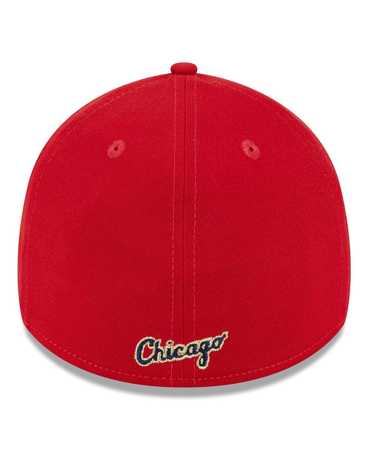 Men's New EraChicago White Sox 2023 Fourth of July 39THIRTY Flex Fit Hat - Red