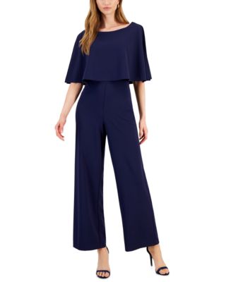 Connected Overlay Jumpsuit - Macy's