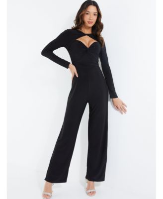 Macy's black jumpsuit deals