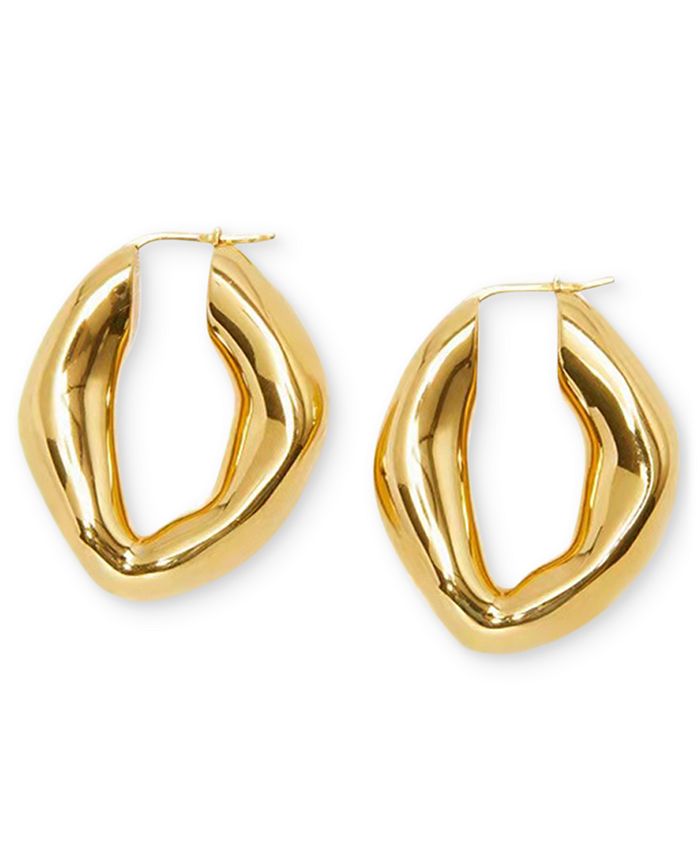 Amy Hoops medium – Gold Plated