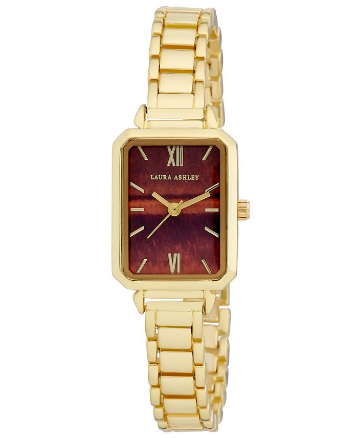 Laura Ashley Women s Quartz Gold Tone Alloy Watch 21mm Macy s