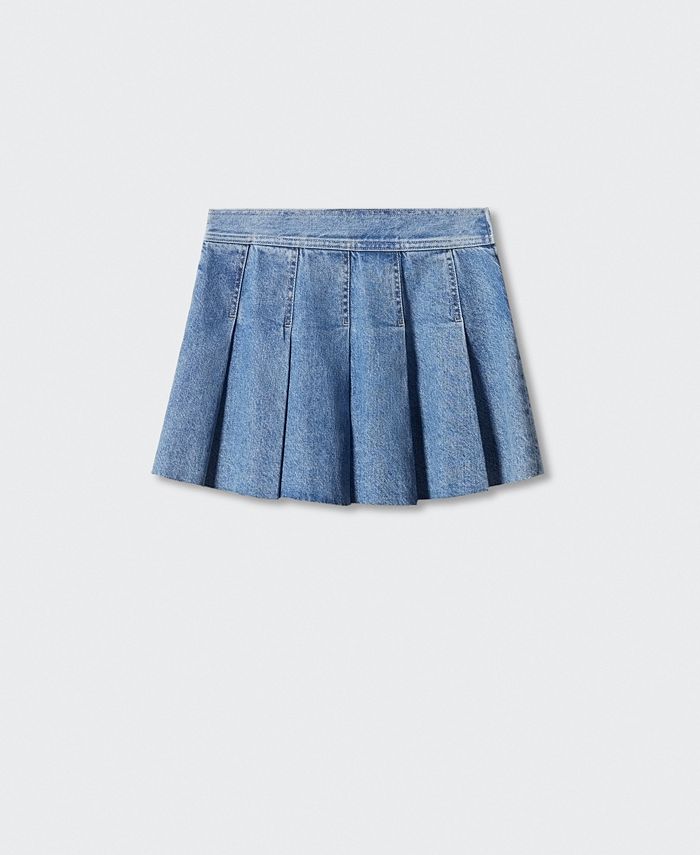 MANGO Women's Denim Mini Skirt - Macy's