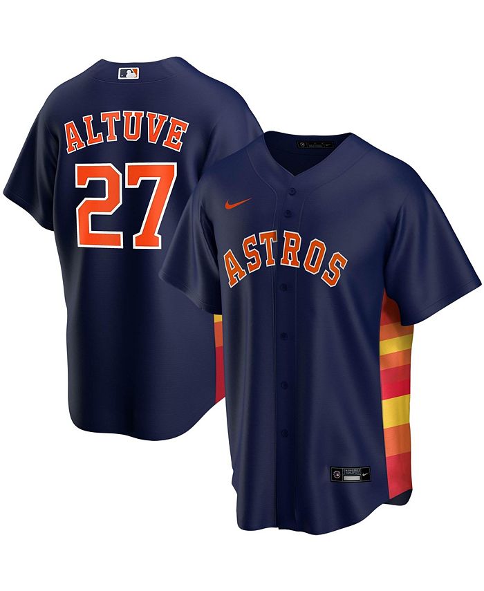 Youth Nike Jose Altuve Orange Houston Astros Player Name & Number T-Shirt