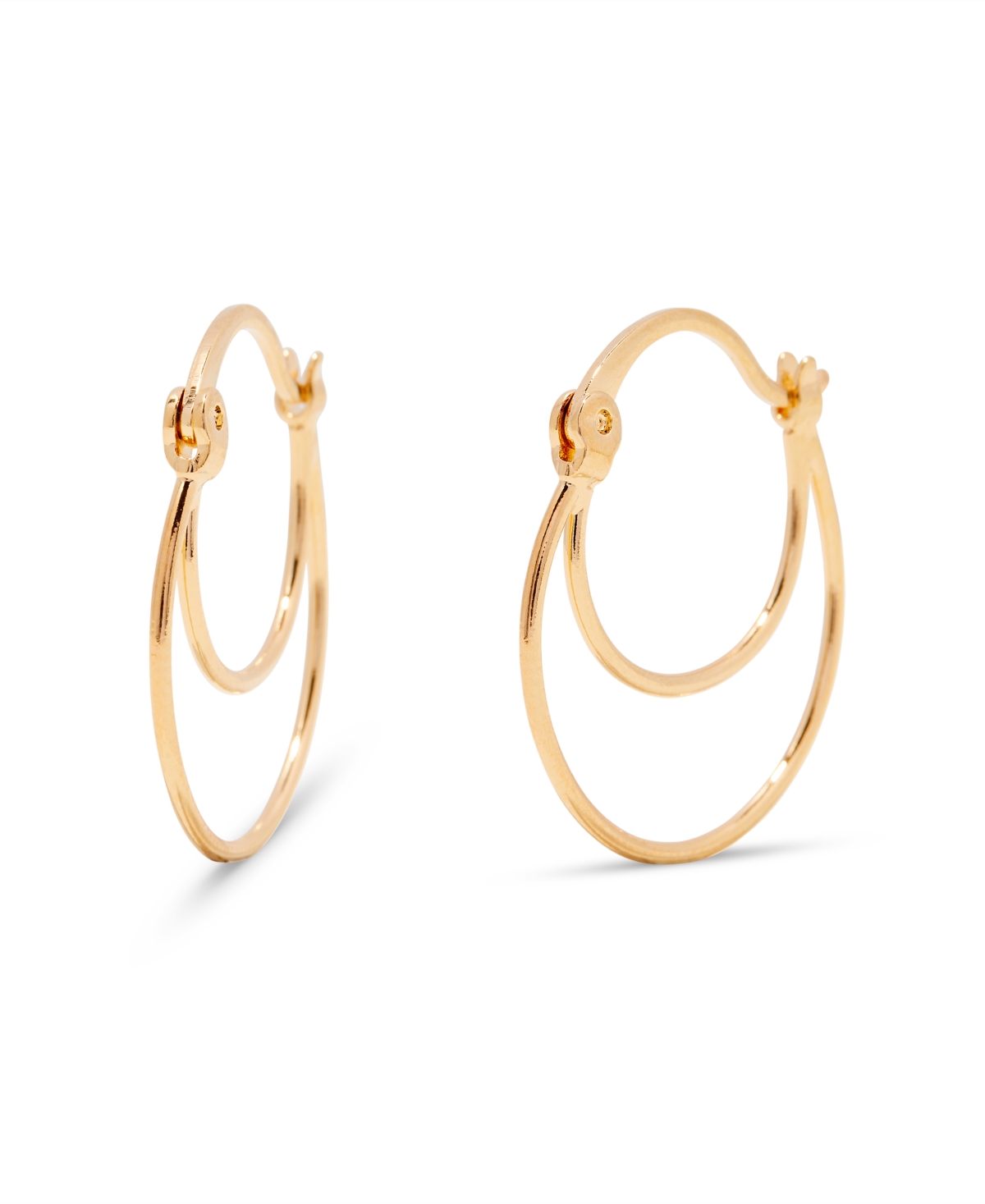 "14k Gold" Catalina Hoop Earrings - Gold