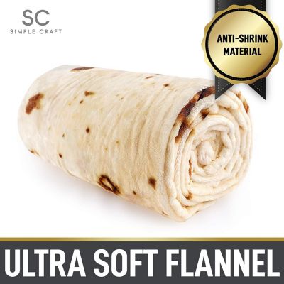Tortilla Giant Tortilla Throw Blanket for Adults and Kids 60 inch