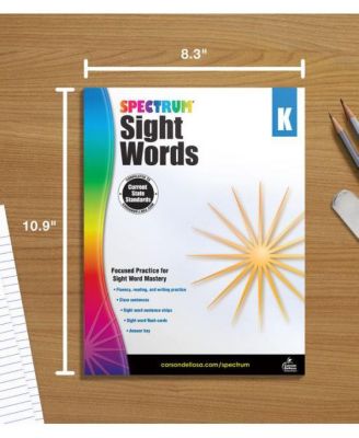 Spectrum Sight Words, Grade K by Spectrum Compiler