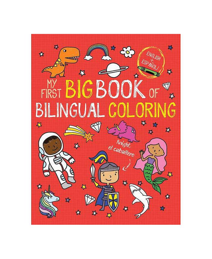 Barnes & Noble My First Big Book of Bilingual Coloring Spanish by