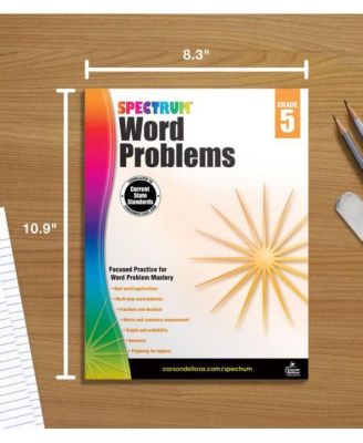 Word Problems, Grade 5 by Spectrum Compiler