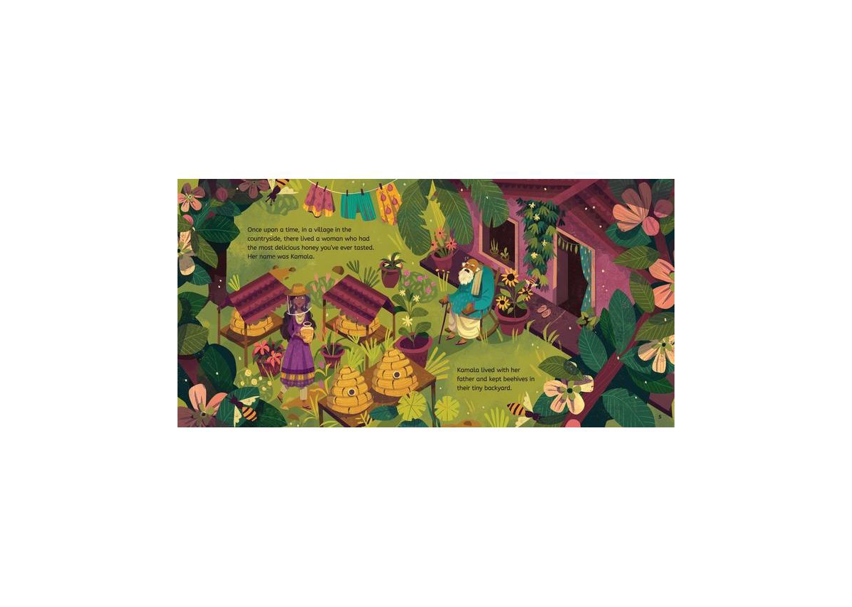 A Taste of Honey- Kamala Outsmarts the Seven Thieves, A Circle Round Book by Rebecca Sheir